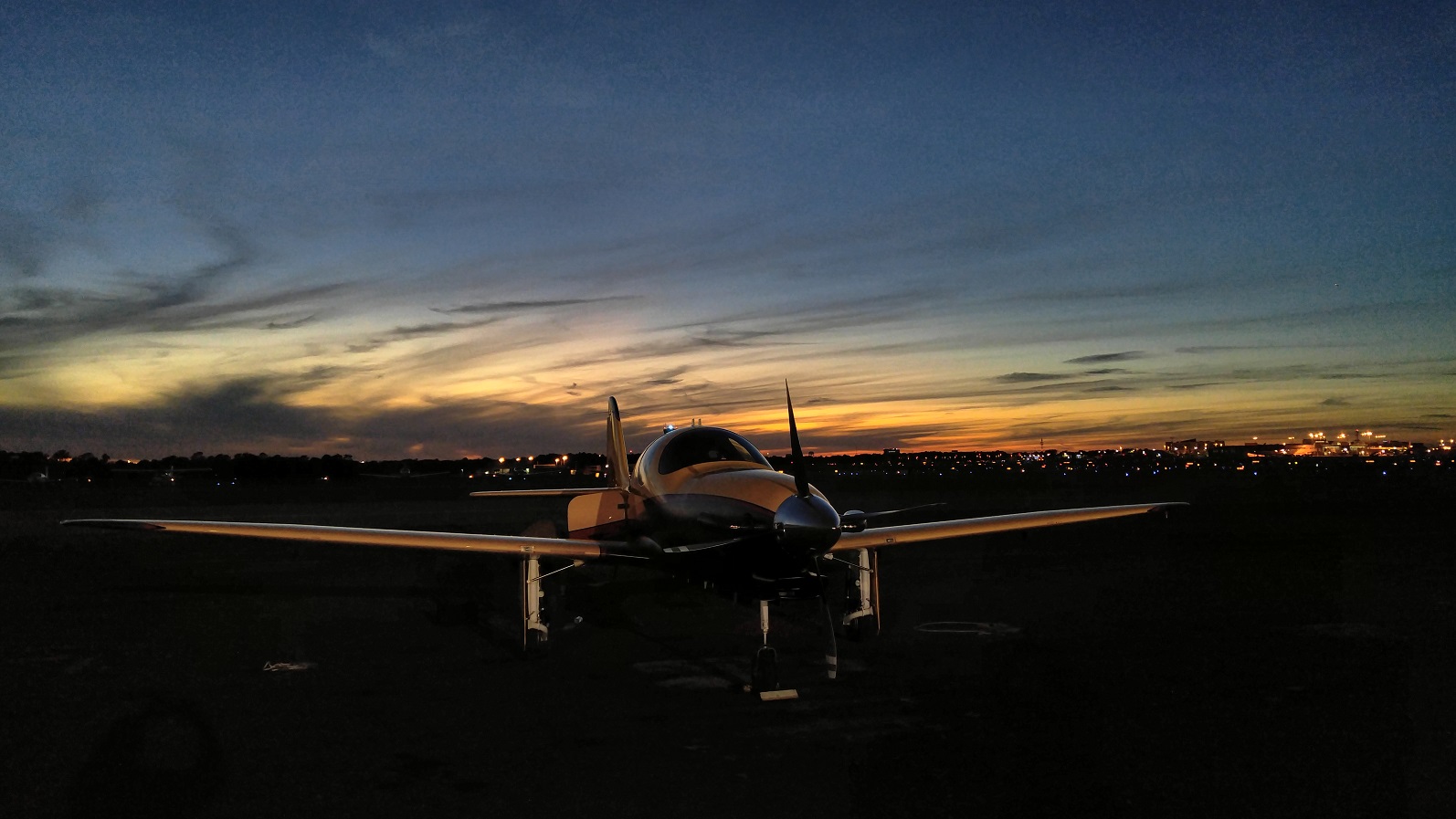 Evo with Pensacola sunset